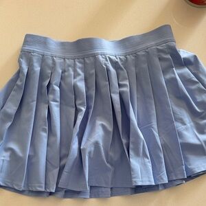 Ebb & Flow Light Blue Mini Skirt